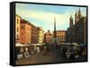 Piazza Navona In Rome-kirilstanchev-Framed Stretched Canvas