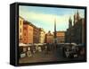 Piazza Navona In Rome-kirilstanchev-Framed Stretched Canvas