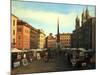 Piazza Navona In Rome-kirilstanchev-Mounted Art Print
