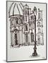 Piazza Navona is a large, elegant Piazza in Rome, Italy. This view is of one of several churches on-Richard Lawrence-Mounted Photographic Print