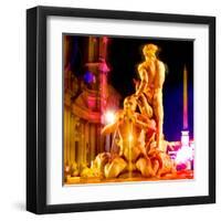 Piazza Navona Night, Rome-Tosh-Framed Art Print