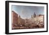 Piazza Navona, Roma-Antonio Joli-Framed Giclee Print