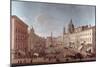 Piazza Navona, Roma-Antonio Joli-Mounted Giclee Print