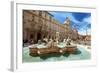 Piazza Navona, Rome. Italy-Iakov Kalinin-Framed Photographic Print