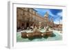 Piazza Navona, Rome. Italy-Iakov Kalinin-Framed Photographic Print