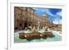 Piazza Navona, Rome. Italy-Iakov Kalinin-Framed Photographic Print
