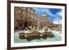 Piazza Navona, Rome. Italy-Iakov Kalinin-Framed Photographic Print