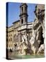 Piazza Navona, Rome, Lazio, Italy-Peter Scholey-Stretched Canvas