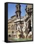 Piazza Navona, Rome, Lazio, Italy-Peter Scholey-Framed Stretched Canvas