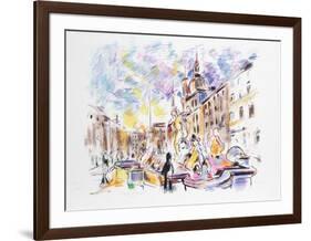 Piazza Navona, Rome-Wayne Ensrud-Framed Limited Edition