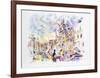 Piazza Navona, Rome-Wayne Ensrud-Framed Limited Edition