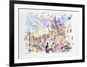 Piazza Navona, Rome-Wayne Ensrud-Framed Limited Edition