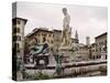 Piazza Palimento, Florence, Tuscany, Italy, Europe-James Gritz-Stretched Canvas