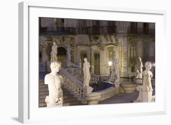 Piazza Pretoria, Palermo, Sicily, Italy-Peter Adams-Framed Photographic Print