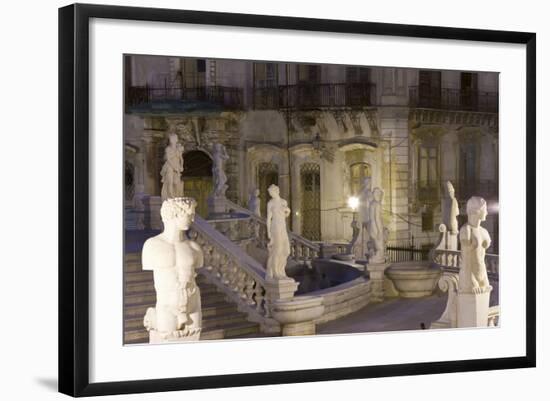 Piazza Pretoria, Palermo, Sicily, Italy-Peter Adams-Framed Photographic Print