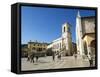 Piazza San Benedetto, Norcia, Umbria, Italy, Europe-Jean Brooks-Framed Stretched Canvas