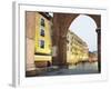 Piazza San Lorenzo, Milan, Lombardy, Italy, Europe-Christian Kober-Framed Photographic Print