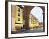 Piazza San Lorenzo, Milan, Lombardy, Italy, Europe-Christian Kober-Framed Photographic Print