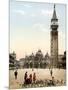 Piazza San Marco, 1890s-Science Source-Mounted Premium Giclee Print