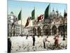 Piazza San Marco, 1890s-Science Source-Mounted Giclee Print