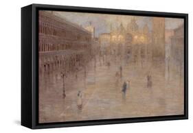 Piazza San Marco, 1899-Pietro Fragiacomo-Framed Stretched Canvas