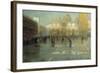 Piazza San Marco after the Rain, Venice, 1914-Pietro Fragiacomo-Framed Giclee Print