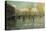 Piazza San Marco after the Rain, Venice, 1914-Pietro Fragiacomo-Stretched Canvas