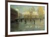 Piazza San Marco after the Rain, Venice, 1914-Pietro Fragiacomo-Framed Giclee Print