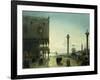 Piazza San Marco at Night-Friedrich Nerly-Framed Giclee Print