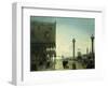 Piazza San Marco at Night-Friedrich Nerly-Framed Giclee Print