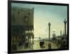 Piazza San Marco at Night-Friedrich Nerly-Framed Giclee Print