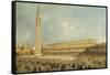 Piazza San Marco in Venice-Francesco Guardi-Framed Stretched Canvas