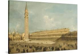 Piazza San Marco in Venice-Francesco Guardi-Stretched Canvas