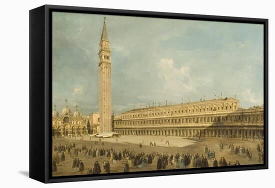 Piazza San Marco in Venice-Francesco Guardi-Framed Stretched Canvas