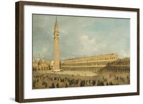 Piazza San Marco in Venice-Francesco Guardi-Framed Giclee Print