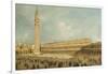 Piazza San Marco in Venice-Francesco Guardi-Framed Giclee Print