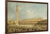 Piazza San Marco in Venice-Francesco Guardi-Framed Giclee Print