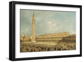 Piazza San Marco in Venice-Francesco Guardi-Framed Giclee Print
