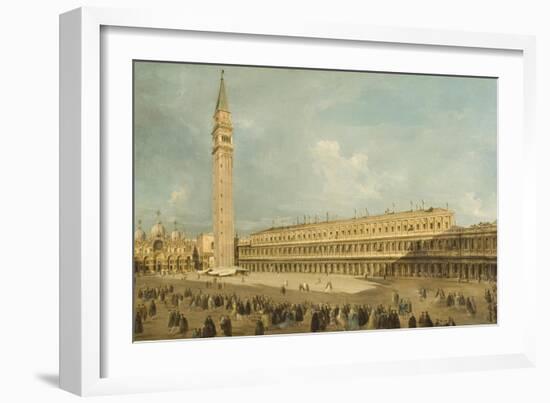 Piazza San Marco in Venice-Francesco Guardi-Framed Giclee Print