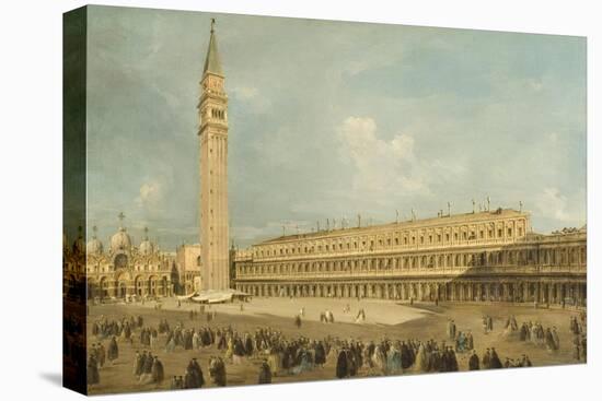 Piazza San Marco in Venice-Francesco Guardi-Stretched Canvas