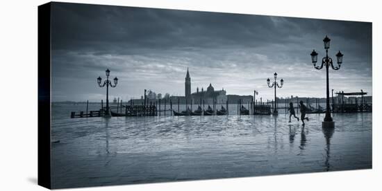 Piazza San Marco Looking across to San Giorgio Maggiore, Venice, Italy-Jon Arnold-Stretched Canvas