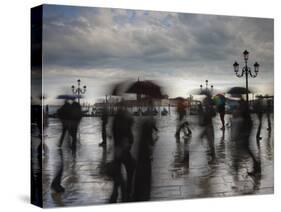 Piazza San Marco Looking across to San Giorgio Maggiore, Venice, Italy-Jon Arnold-Stretched Canvas