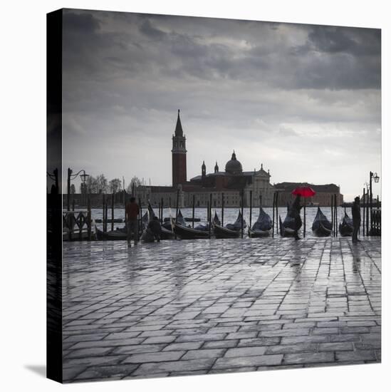 Piazza San Marco Looking across to San Giorgio Maggiore, Venice, Italy-Jon Arnold-Stretched Canvas