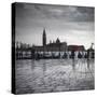 Piazza San Marco Looking across to San Giorgio Maggiore, Venice, Italy-Jon Arnold-Stretched Canvas