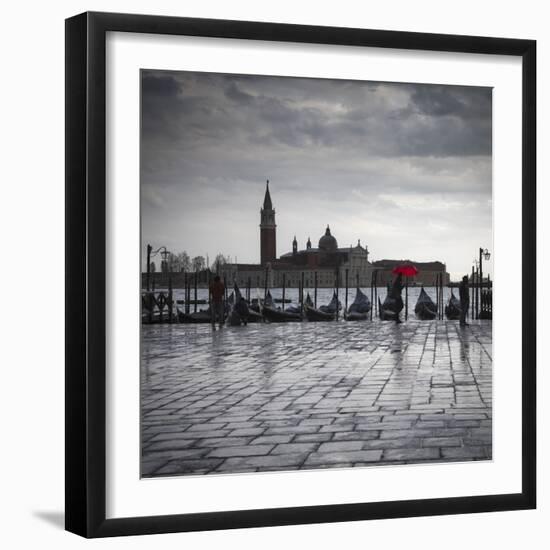 Piazza San Marco Looking across to San Giorgio Maggiore, Venice, Italy-Jon Arnold-Framed Photographic Print