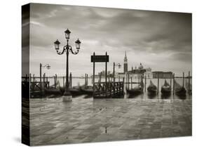 Piazza San Marco Looking across to San Giorgio Maggiore, Venice, Italy-Jon Arnold-Stretched Canvas