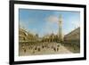 Piazza San Marco Looking Towards the Basilica Di San Marco-Canaletto-Framed Giclee Print
