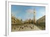 Piazza San Marco Looking Towards the Basilica Di San Marco-Canaletto-Framed Giclee Print