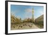 Piazza San Marco Looking Towards the Basilica Di San Marco-Canaletto-Framed Giclee Print