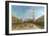 Piazza San Marco Looking Towards the Basilica Di San Marco-Canaletto-Framed Premium Giclee Print